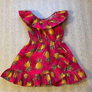 Hawaii Station Made in Hawaii Little Girls size 1  pineapple ruffle Dress